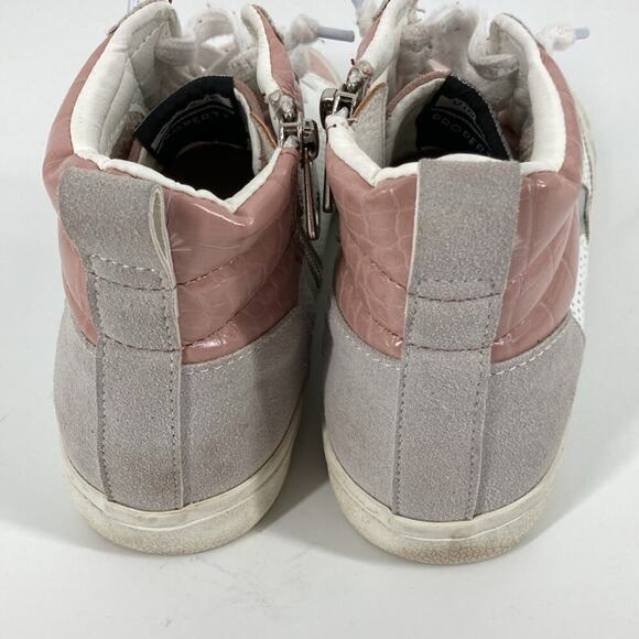 Vintage Havana Womens White Pink Lace Ups High Tops Sneakers Size 8 - Picture 5 of 15